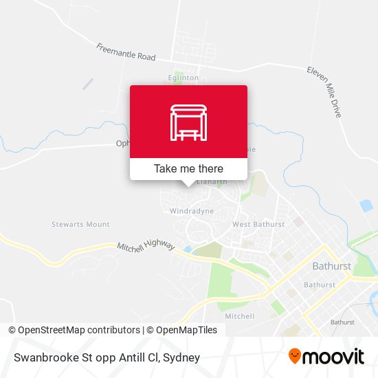 Swanbrooke St opp Antill Cl map