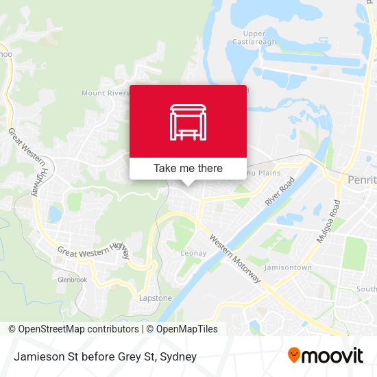 Jamieson St before Grey St map