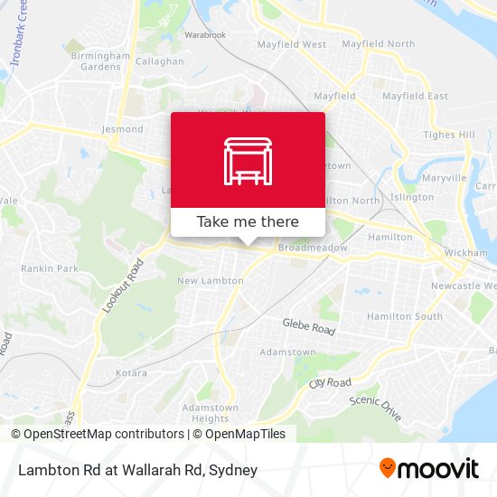 Lambton Rd at Wallarah Rd map