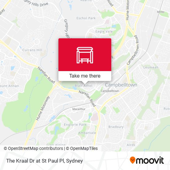 The Kraal Dr at St Paul Pl map