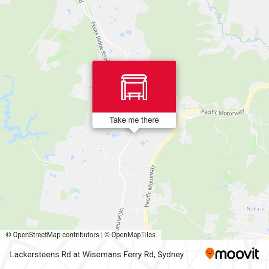 Lackersteens Rd at Wisemans Ferry Rd map
