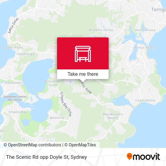 The Scenic Rd opp Doyle St map