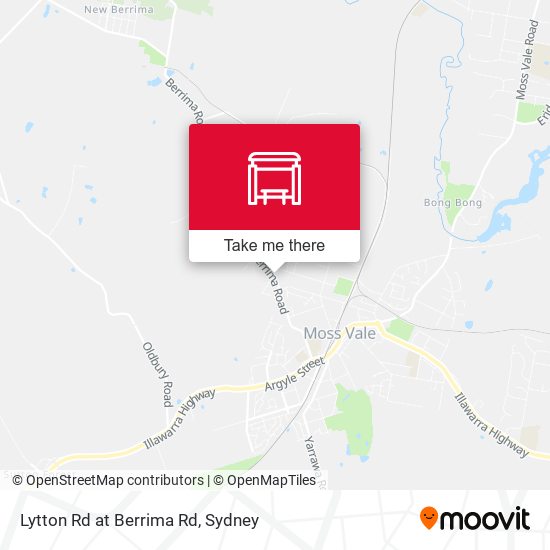 Lytton Rd at Berrima Rd map
