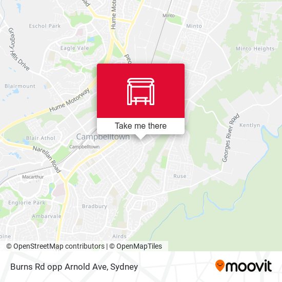 Burns Rd opp Arnold Ave map