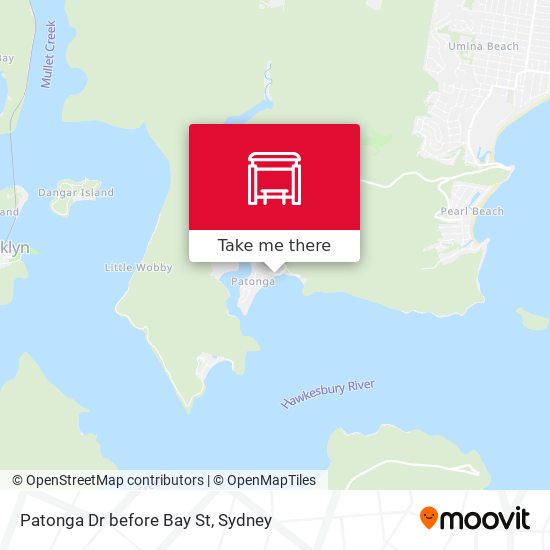 Patonga Dr before Bay St map