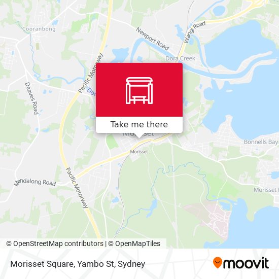 Morisset Square, Yambo St map