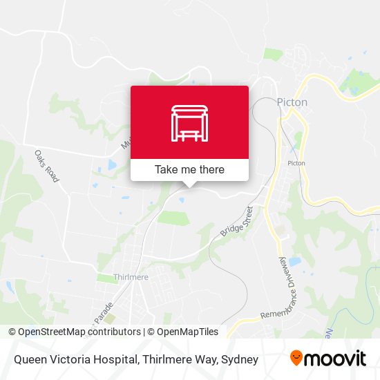 Queen Victoria Hospital, Thirlmere Way map