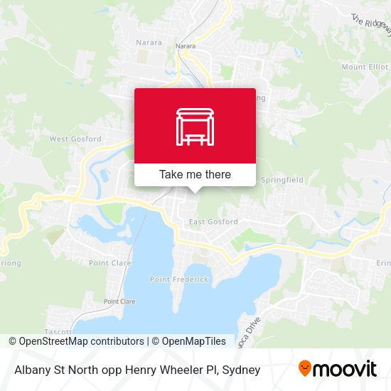 Albany St North opp Henry Wheeler Pl map