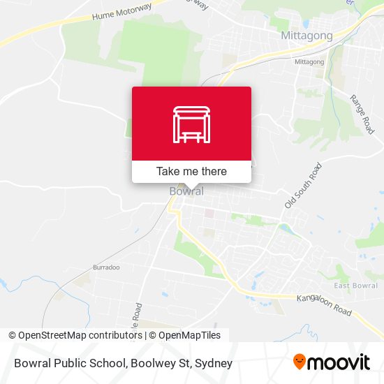Bowral Public School, Boolwey St map