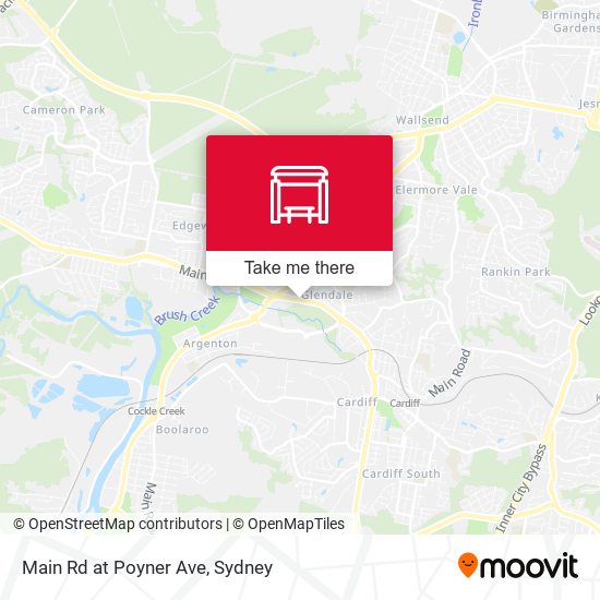 Main Rd at Poyner Ave map
