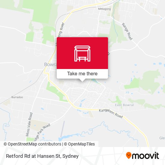 Retford Rd at Hansen St map