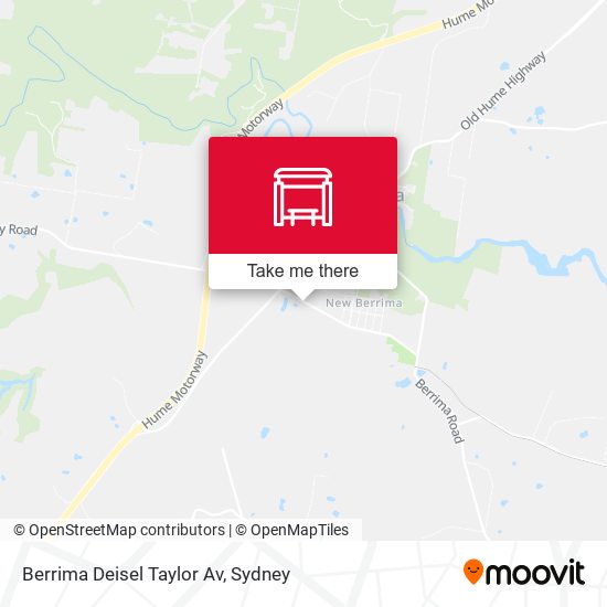 Berrima Deisel Taylor Av map
