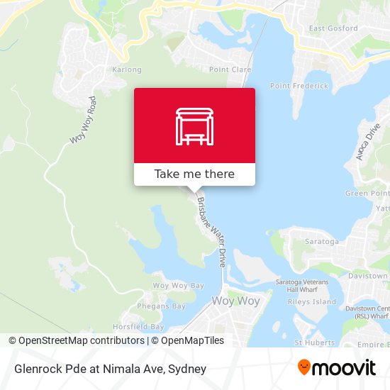 Glenrock Pde at Nimala Ave map