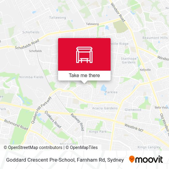 Goddard Crescent Pre-School, Farnham Rd map
