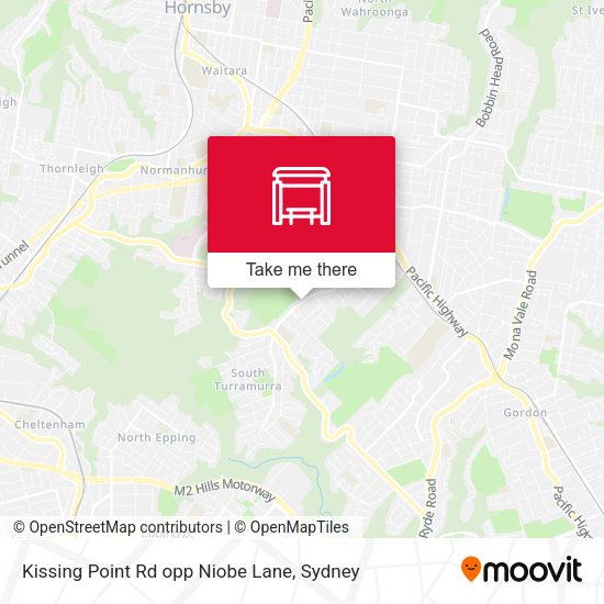 Kissing Point Rd opp Niobe Lane map