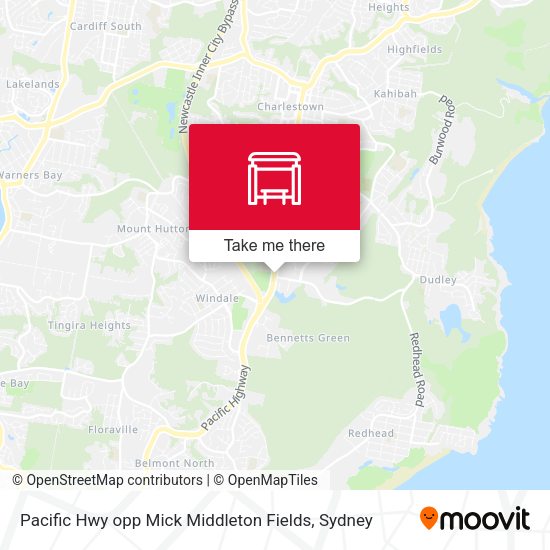 Pacific Hwy opp Mick Middleton Fields map