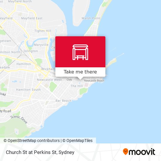 Church St at Perkins St map
