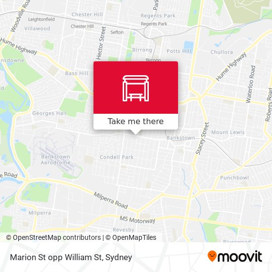 Marion St opp William St map