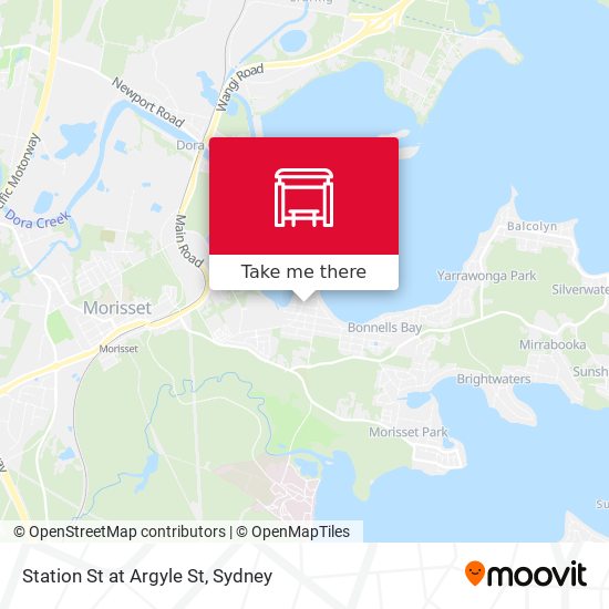 Station St at Argyle St map