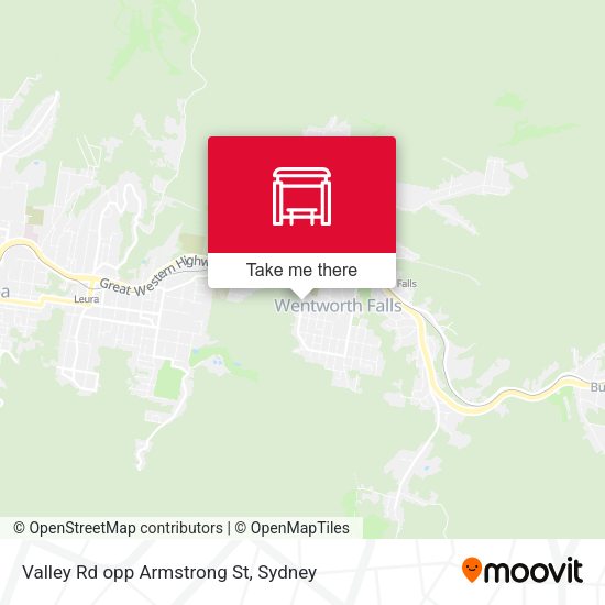 Valley Rd opp Armstrong St map