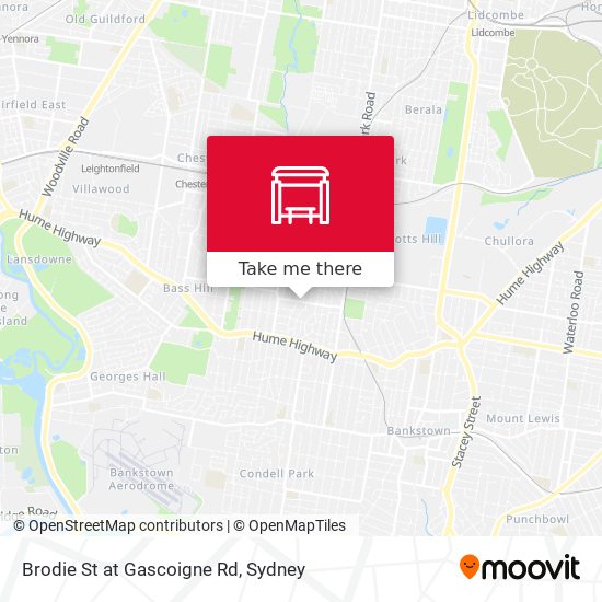 Brodie St at Gascoigne Rd map