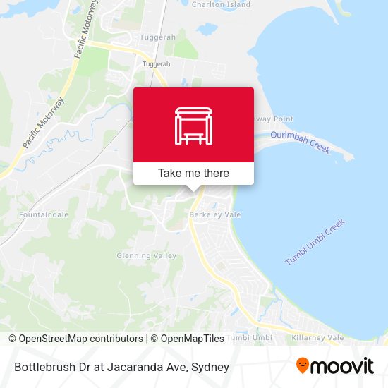Bottlebrush Dr at Jacaranda Ave map