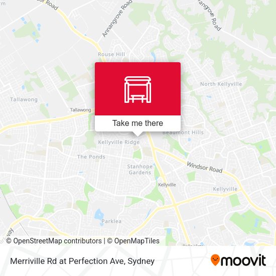 Merriville Rd at Perfection Ave map