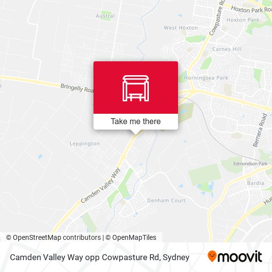 Camden Valley Way opp Cowpasture Rd map