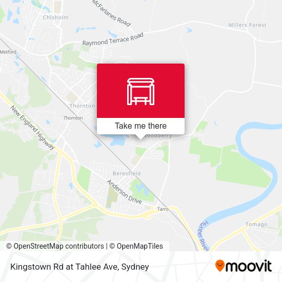 Kingstown Rd at Tahlee Ave map