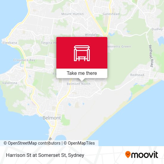 Harrison St at Somerset St map