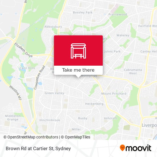 Brown Rd at Cartier St map