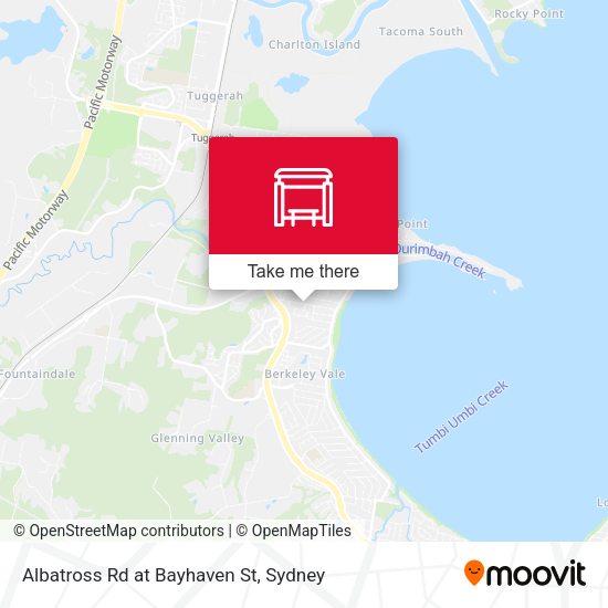 Albatross Rd at Bayhaven St map