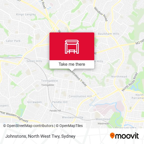 Johnstons, North West Twy map