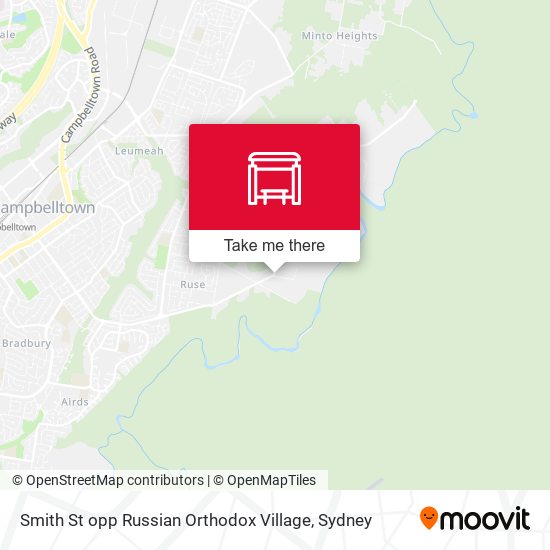 Smith St opp Russian Orthodox Village map