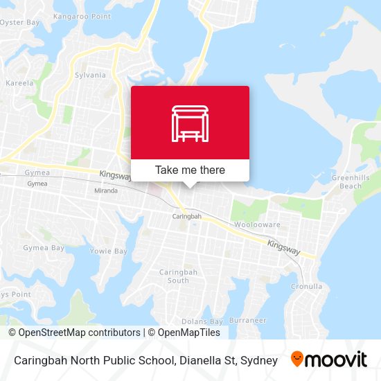 Caringbah North Public School, Dianella St map