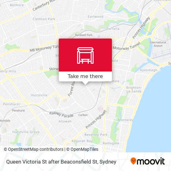 Queen Victoria St after Beaconsfield St map