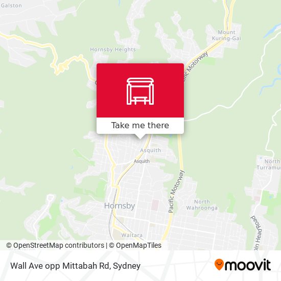 Wall Ave opp Mittabah Rd map