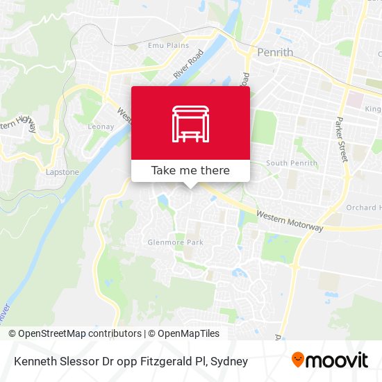Kenneth Slessor Dr opp Fitzgerald Pl map