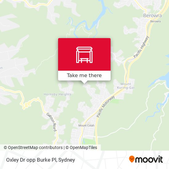 Oxley Dr opp Burke Pl map