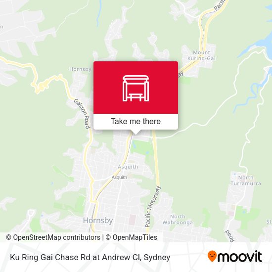Ku Ring Gai Chase Rd at Andrew Cl map