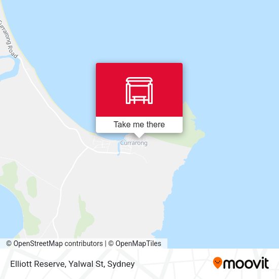 Elliott Reserve, Yalwal St map