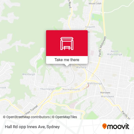 Hall Rd opp Innes Ave map
