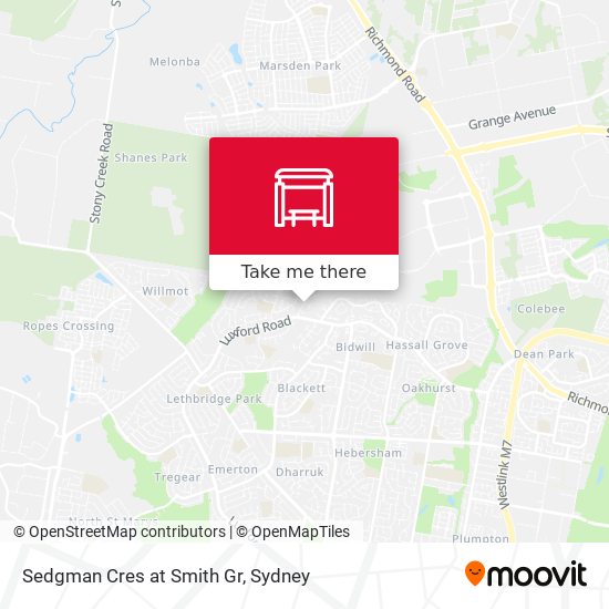 Sedgman Cres at Smith Gr map