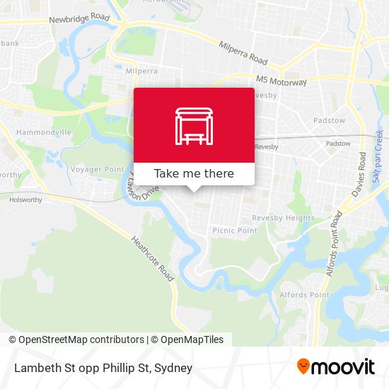 Lambeth St opp Phillip St map