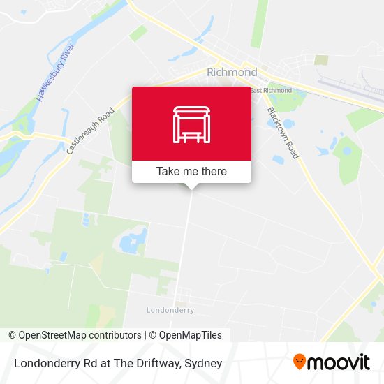 Londonderry Rd at The Driftway map