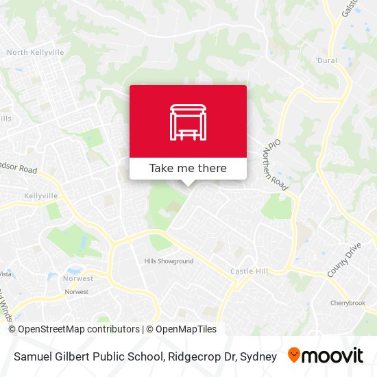 Samuel Gilbert Public School, Ridgecrop Dr map