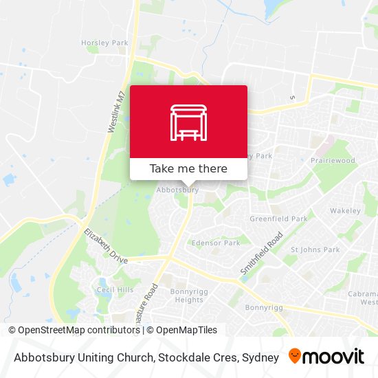 Abbotsbury Uniting Church, Stockdale Cres map