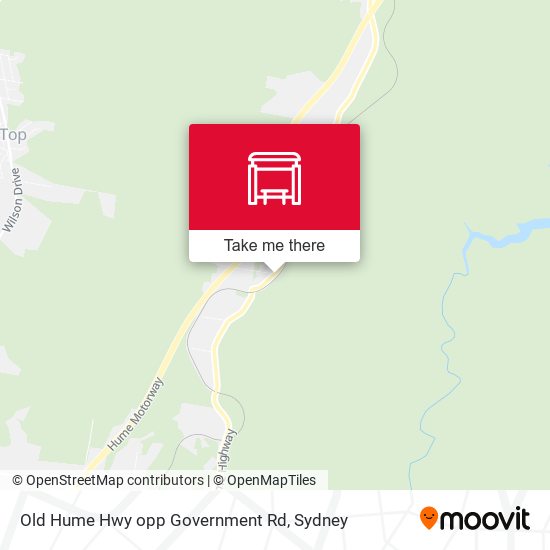 Old Hume Hwy opp Government Rd map