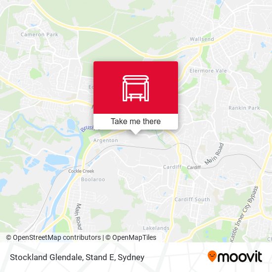 Mapa Stockland Glendale, Stand E