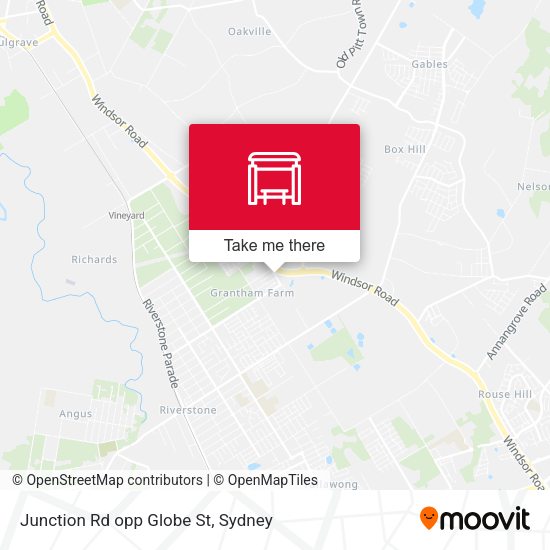 Junction Rd opp Globe St map